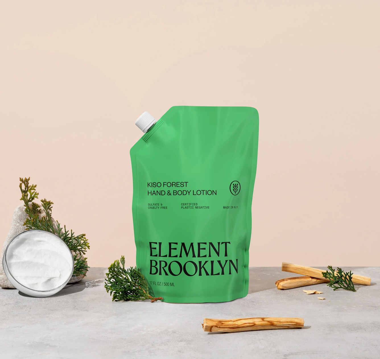 Element Brooklyn Kiso Forest Hand Soap & Hand and Body Cream - Rustike Home