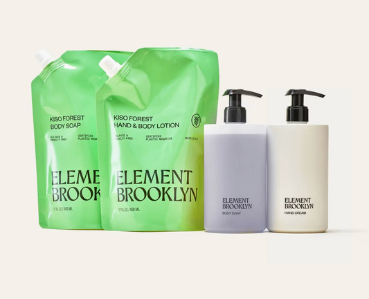 Element Brooklyn Kiso Forest Hand Soap & Hand and Body Cream
