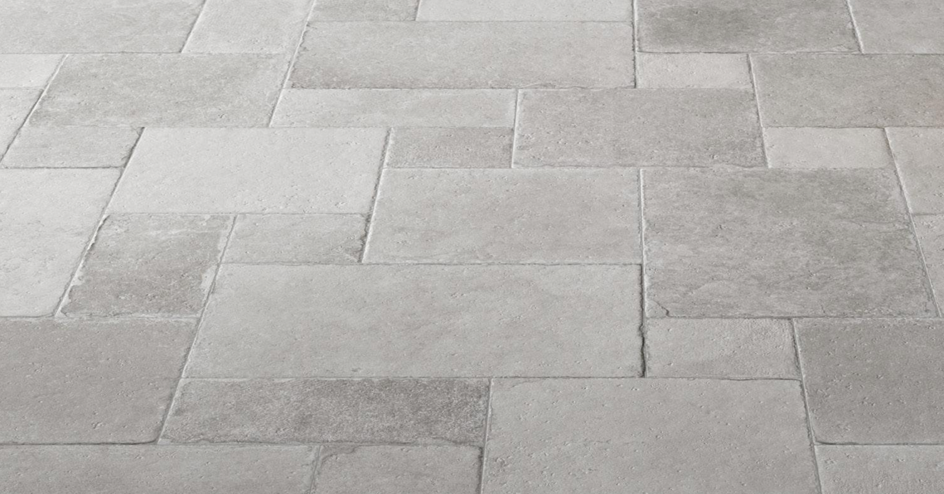 Limestone Alternative 7.87″ × 7.87″ Square Porcelain Floor Tile - Rustike Home