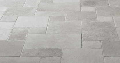 Limestone Alternative 7.87″ × 7.87″ Square Porcelain Floor Tile - Rustike Home