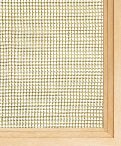 Bright Brass "Vail" Thin Woven Wire Mesh Screen