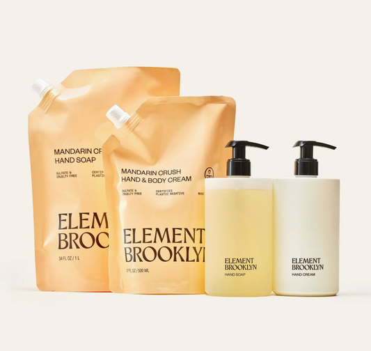 Element Brooklyn Mandarin Crush Hand Soap & Hand and Body Cream