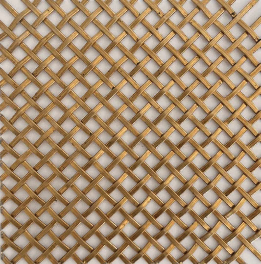 Brass "Antica" Architectural Woven Furniture and Creative Grille Mesh