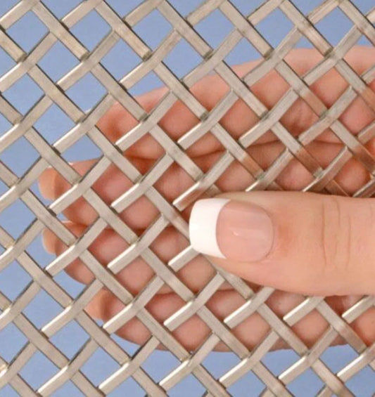 Stainless Steel "Antica" Architectural Woven Furniture and Creative Grille Mesh