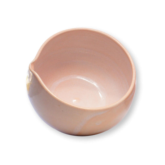 Powder Pink Matcha "Sakura" Bowl with Spout