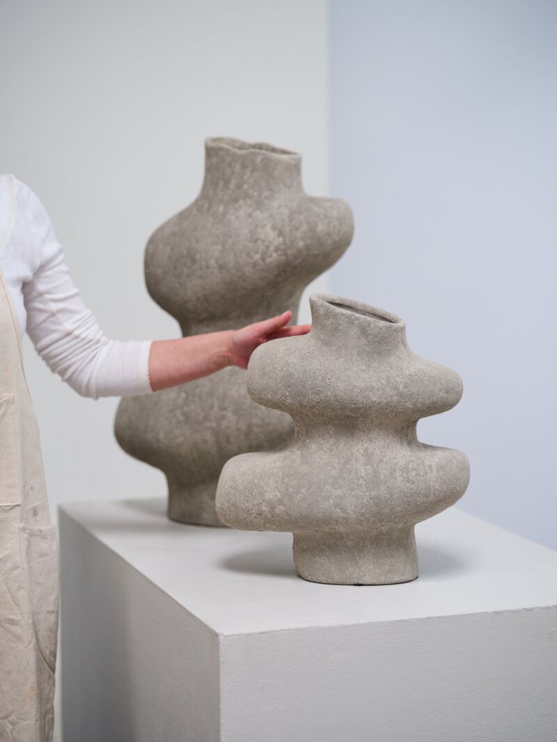 Cement "Leslie" Vase| Home Decor