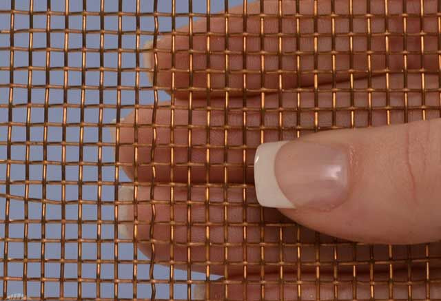 Mesh Bronze .028" Wire Dia "Vancouver" Decorative Wire Mesh