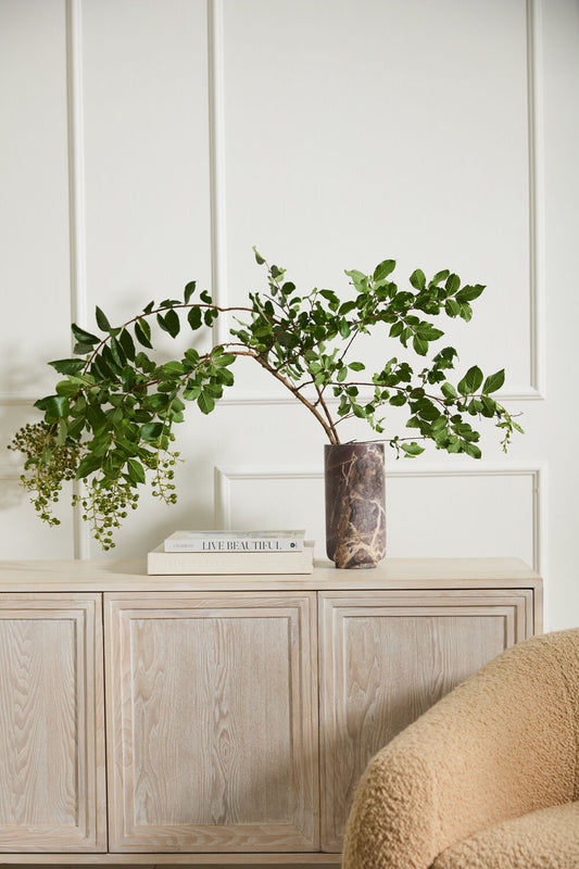 Marble Calligraphy Vase "Levy" Vintage Vase | Home Decor