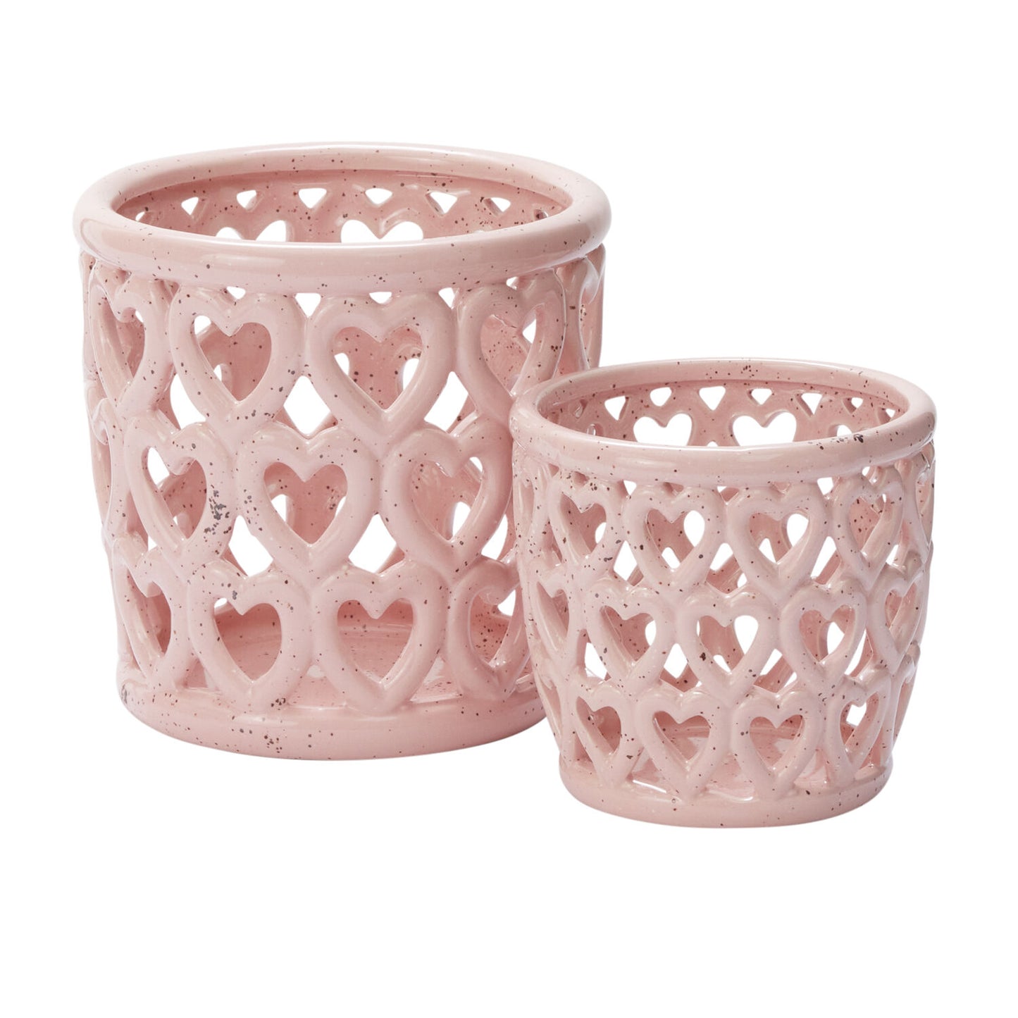 Cherished Pink Hearts Orchid Pot
