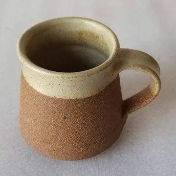 SimpleSmall Rustic Off White Coffee, Tea, Espresso Mug Striped Artisanal Coffee and Tea Mugs (Copy)