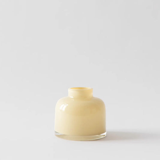 Florence Small Linen Glass Vase