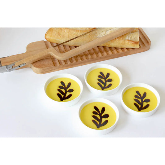 Olive Oil & Balsamic Vinegar Dipping Dishes – Set of 4