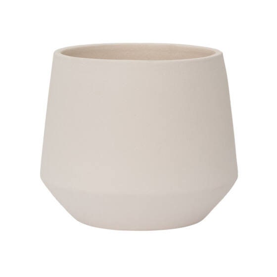 Round 4.33" White Planter Pot for Plants and Home Decor | Style 110 - Rustike Home