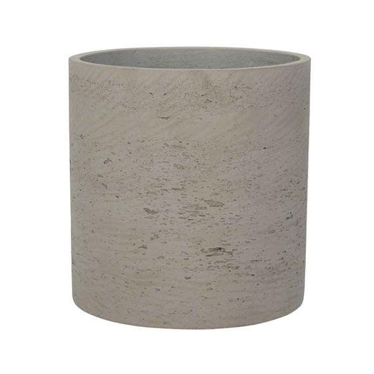 Round Rough Grey Planter 5.9" H Pot for Plants and Home Decor | Style 120 - Rustike Home