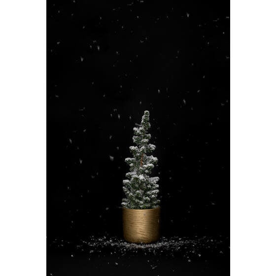 Round Rough Gold 4.72" Planter Pot for Plants and Home Decor | Style 104 - Rustike Home