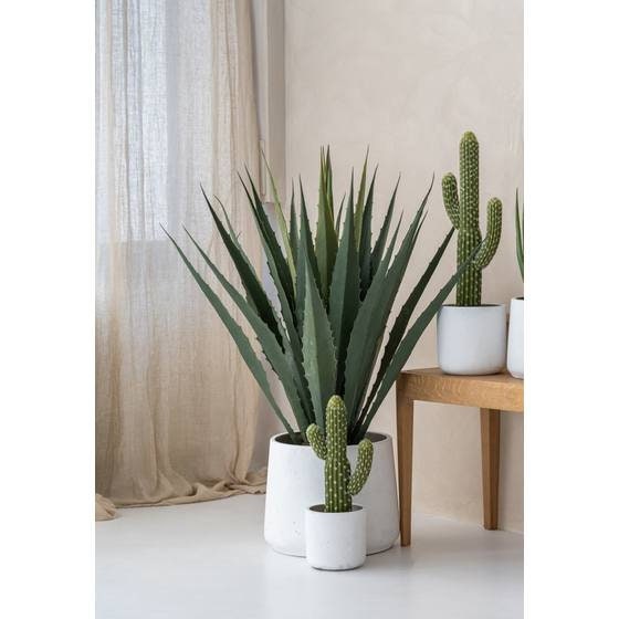 Round Rough White Washed Planter Pot for Plants and Home Decor | Style 105 - Rustike Home