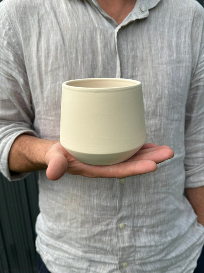 Round 4.33" White Planter Pot for Plants and Home Decor | Style 110 - Rustike Home