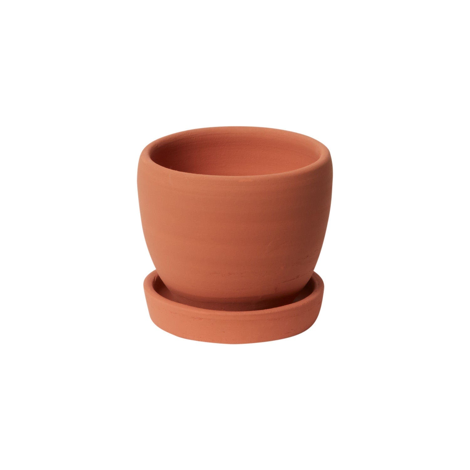round short planter pot Round Terracotta Ava Orange Bowl Planter Pot for Plants Small