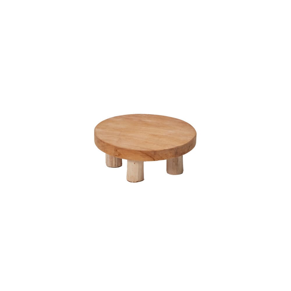 Modern Natural Wood Tripod Plant Stand |Plant Accessory and Home Decor - Rustike Home