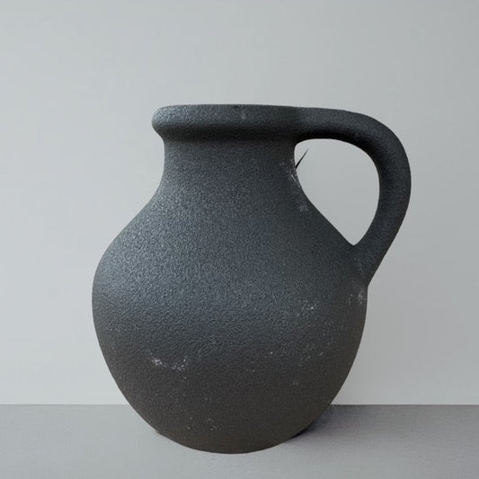 Matte Black Ceramic Vase Pot for Plants and Home Decor - Rustike Home