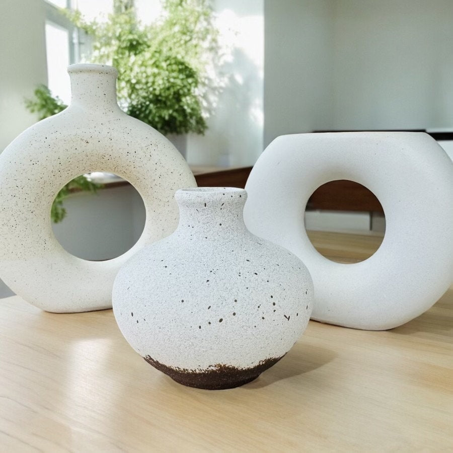 Circular Cutout Pot for Plants and Home Decor - Rustike Home