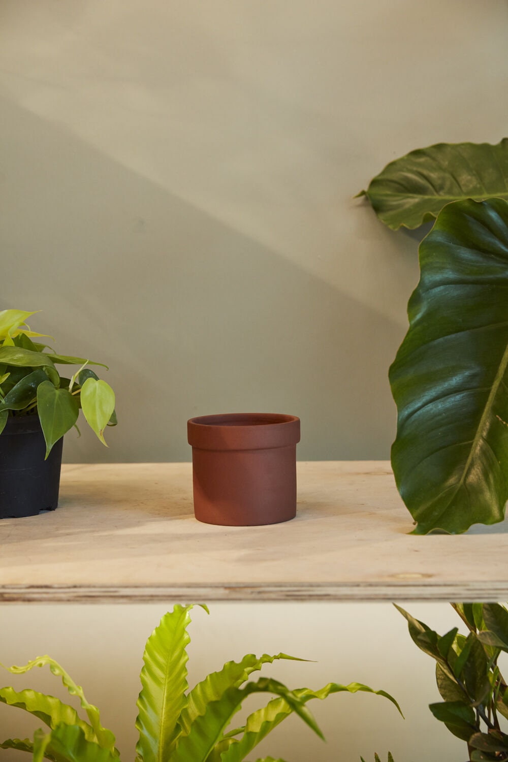 Brown Terracotta "Sunshine" Planter Pot for Plants and Home Decor - Rustike Home