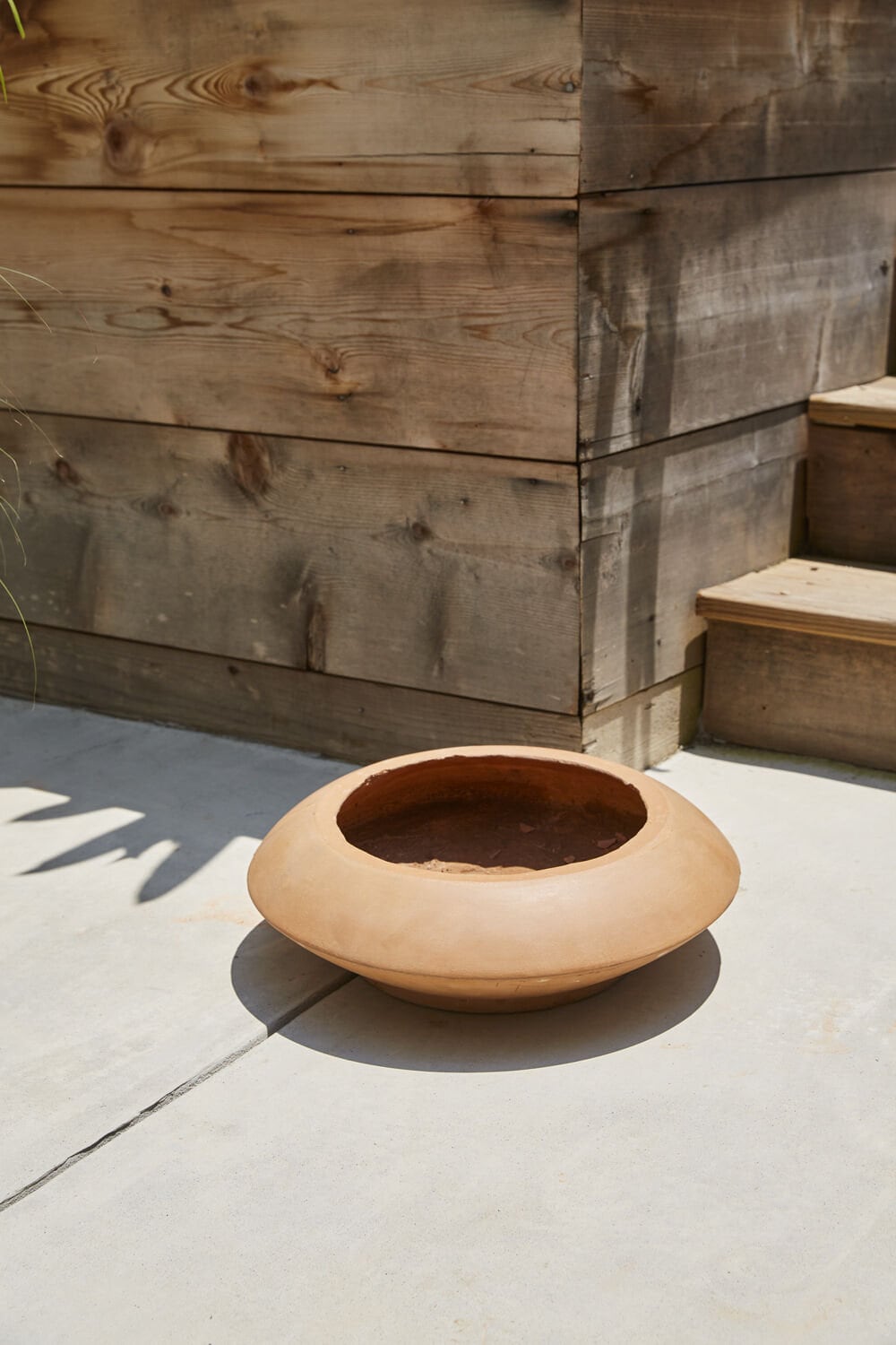 Round Terracotta "Fia" Orange Bowl Planter Pot for Plants and Home Decor - Rustike Home