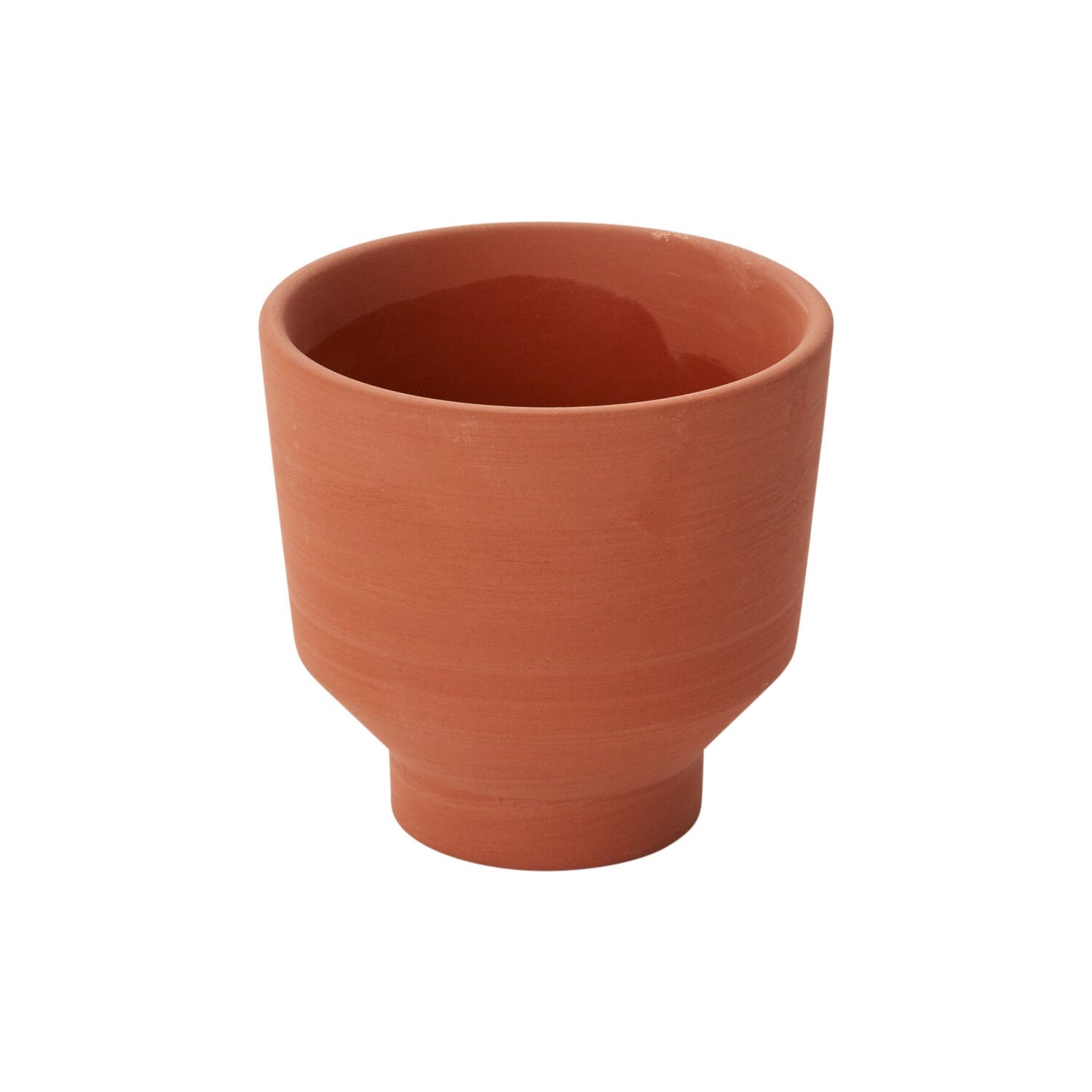 35cm terracotta plant pot Round Terracotta Serena Orange Bowl Pot X-SMALL