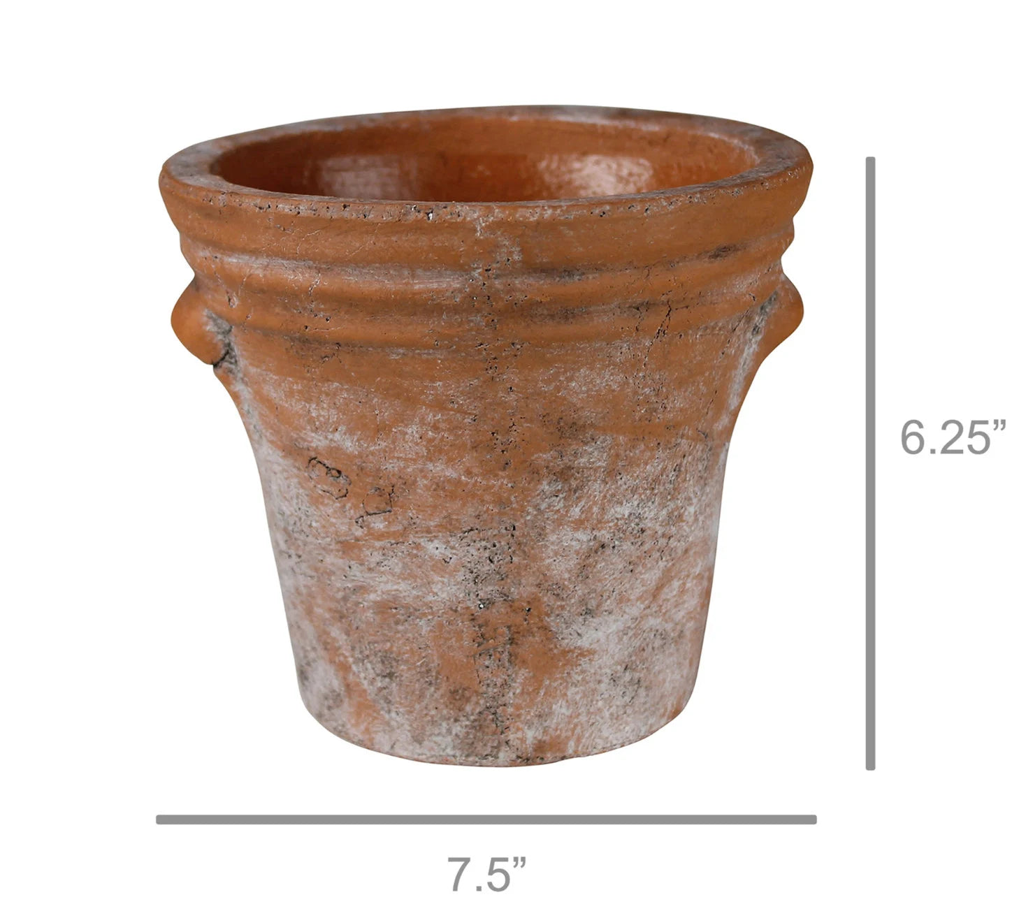 Brown Terracotta "Firenze" Planter Pot for Plants and Home Decor - Rustike Home