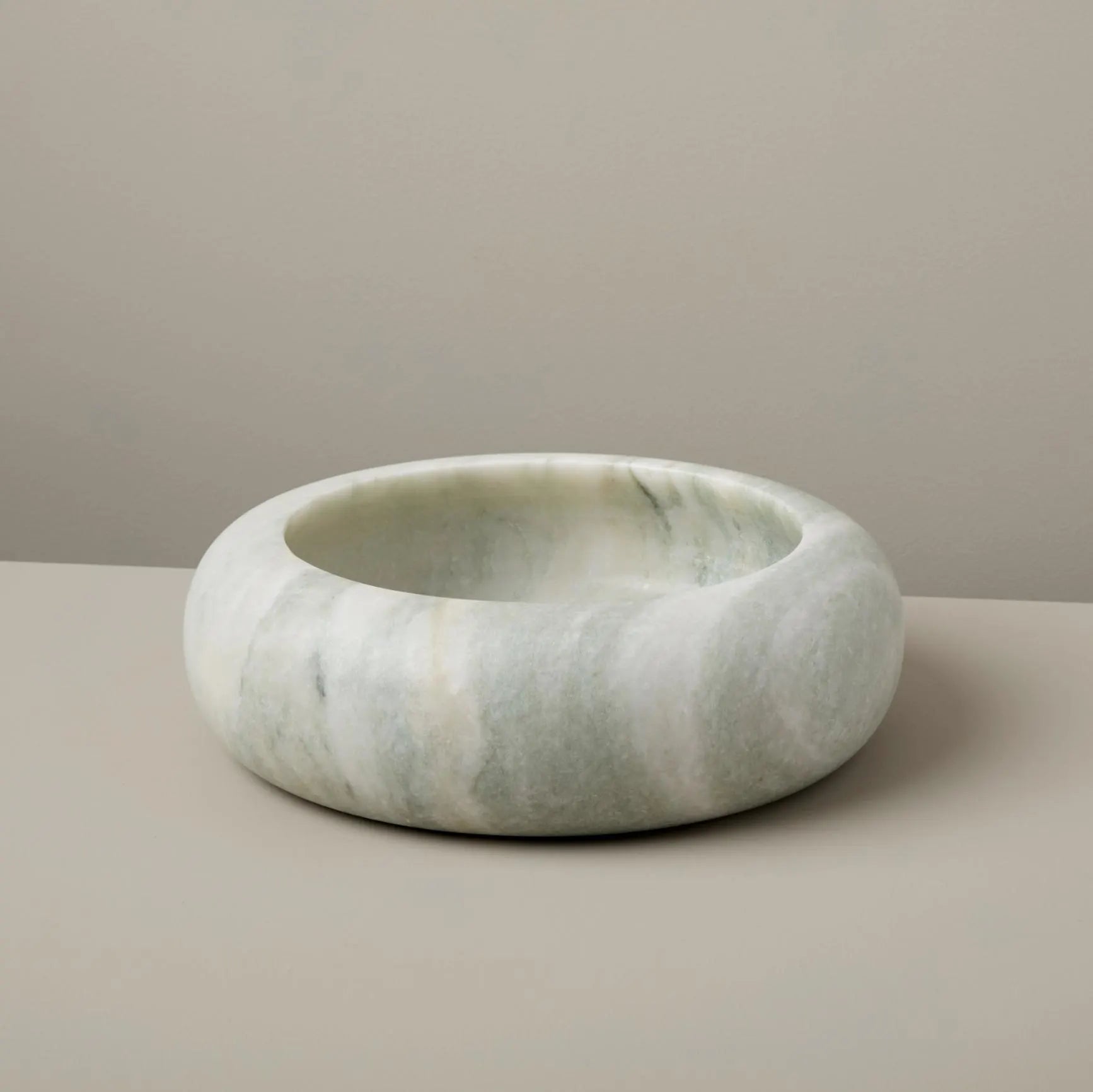 Green Tones Onyx 9.75" Marble Bowl Luxury Heavy Home Decor - Rustike Home