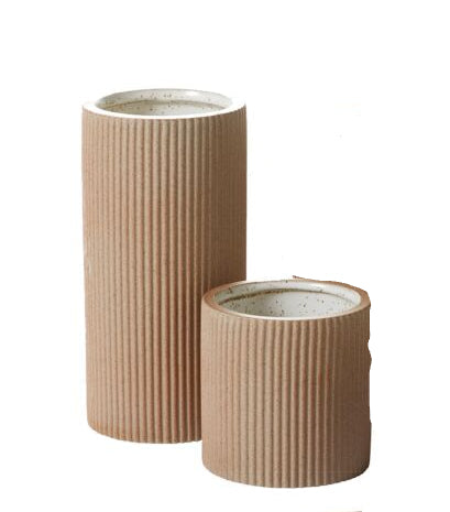 Round Off White "Monry" Vase & Pot| Home Decor - Rustike Home