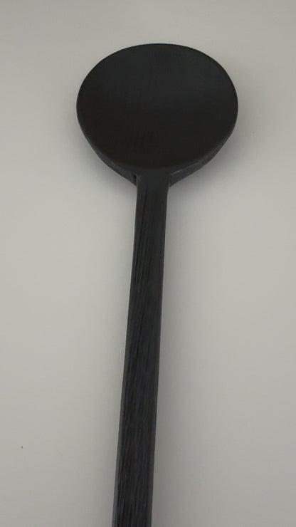 Smoked Wood Kitchen Spoon Utensil