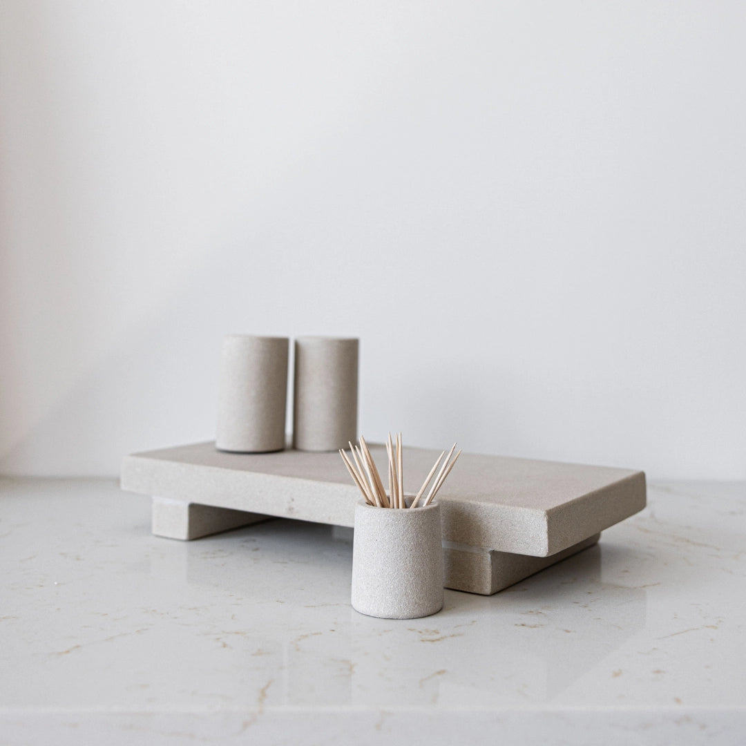 Trivet Riser Solid Natural Sandstone